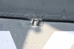 port side tail rotor shaft cover latch pins